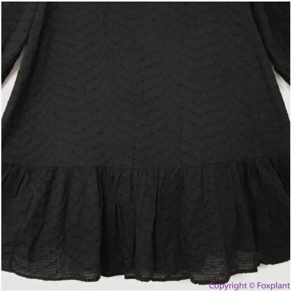 NEW Eloquii 100% cotton‎ black Textured Cotton Easy Day Dress, 20 - Picture 6 of 16
